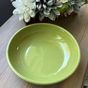 Lime green large serving bowl